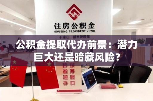 邵武公积金提取代办前景：潜力巨大还是暗藏风险？