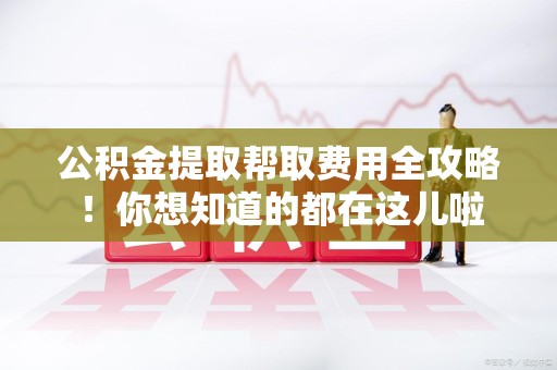 邵武公积金提取帮取费用全攻略!你想知道的都在这儿啦 邵武公积金提取帮取费用全攻略!你想知道的都在这儿啦